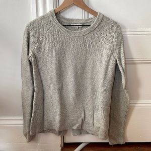 Madewell split back sweater